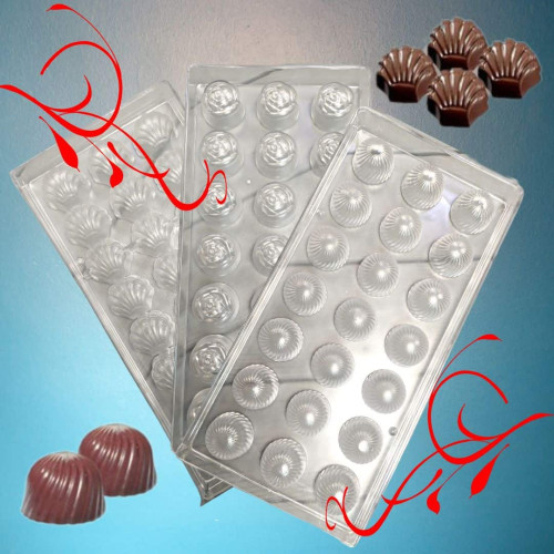 Полікарбонатні форми для шоколаду
