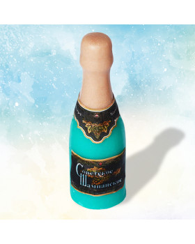 Силіконова форма люкс Пляшка шампанського 3D