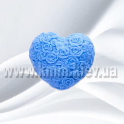 Пластикова форма Серце з троянд