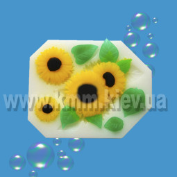 Силиконовый Молд-мини Подсолнухи 3D