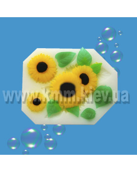 Силіконовий Молд-міні Соняшники 3D