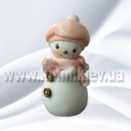 Силиконовая форма люкс Снеговичок ABBY 3D