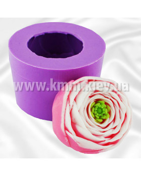 Силіконова форма люкс Ранункулюс великий 3D