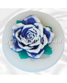 Силіконовий Молд-міні Троянда з листочками