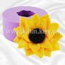 Силіконова форма люкс Соняшник малий 3D (букетний)