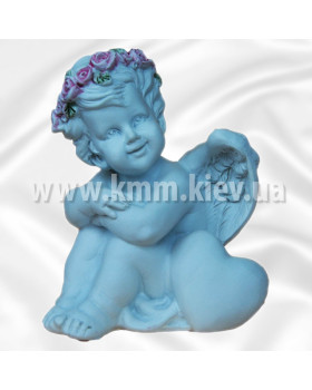 Силіконова форма люкс Ангел із серцем 3D