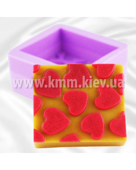 Силіконова форма люкс серця кохання 3D