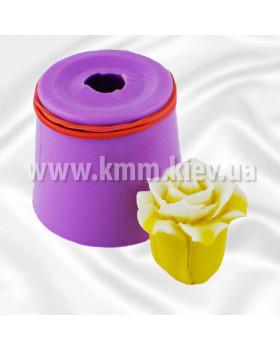 Силіконова форма люкс Троянда сапфір мала 3D