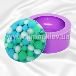 Силиконовая форма люкс Круг-шайба 3D