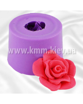 Силиконовая форма люкс Роза Вивальди средняя 3D