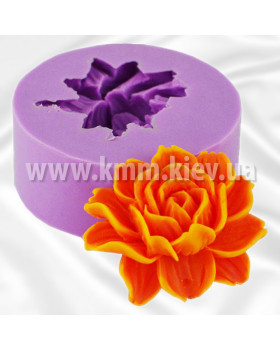 Силіконова форма люкс Троянда Ностальжі мала 3D