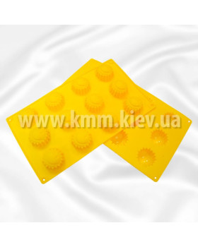 Силіконовий планшет Смайлик Сонечко (1шт, планшет 12 шт.) - 1 шт