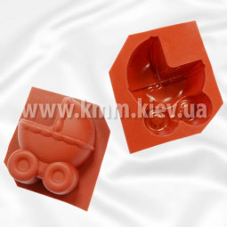 Силиконовая форма Коляска