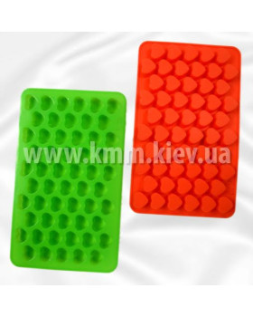 Силіконовий молд-міні серця планшет