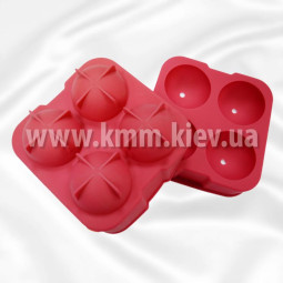 Силиконовая форма планшет Шарики 3D большие для Кейк-попсов