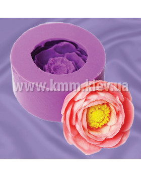 Силіконова форма люкс Півонія Корал Суприм 3D