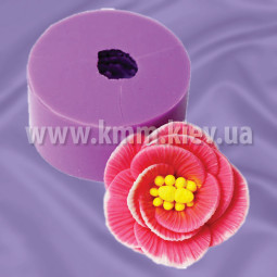 Силиконовая форма люкс Камелия Японская 3D