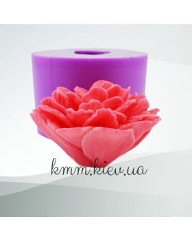 Силіконова форма люкс Півонія Армані 3D-foto2