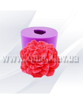 Силіконова форма люкс Півонія Армані 3D