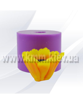 Силіконова форма люкс Ромашка у бутоні мала 3D-foto2