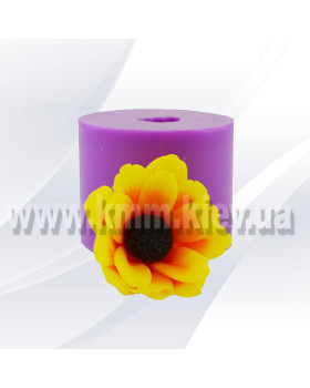 Силіконова форма люкс Ромашка у бутоні мала 3D