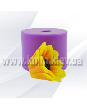 Силіконова форма люкс Ромашка у бутоні мала 3D-foto3