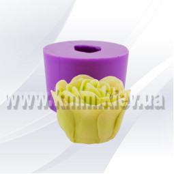 Силиконовая форма люкс Роза Флорида в бутоне 3D-foto2