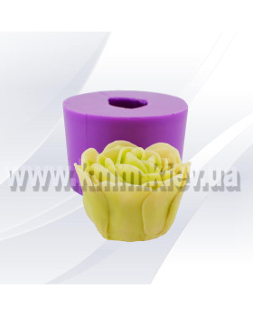 Силіконова форма люкс Троянда Флорида у бутоні 3D-foto2