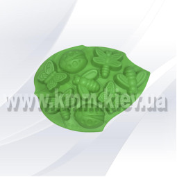 Силиконовая форма, планшет Насекомые