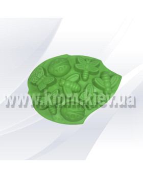 Силіконова форма, планшет Комахи