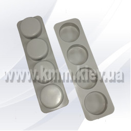 Силиконовая форма Круг Планшет (4 шт.)
