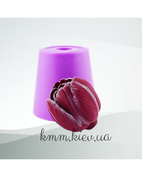 Силіконова форма Люкс Тюльпан пишний у бутоні 3D-foto3