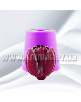 Силіконова форма Люкс Тюльпан пишний у бутоні 3D-foto2