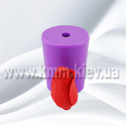 Силиконовая форма люкс Роза Амелия в бутоне 3D