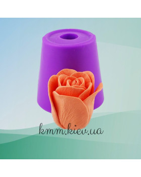 Силіконова форма люкс Троянда Фрідом У Бутоні 3D