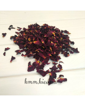 Пелюстки троянди бордові середні сухоцвіт - 5г