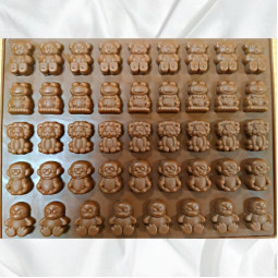 Силіконова форма Тварини (планшет 10шт, планшет 45шт) - Планшет міні (10шт.)-foto2