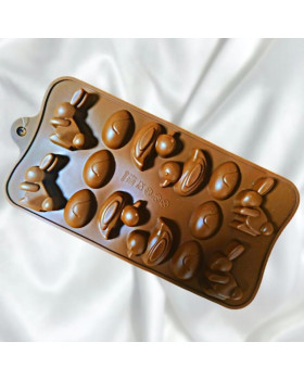 Силіконова форма Великодня, Планшет (14 шт) Силіконова форма Великодня, Планшет (14 шт)