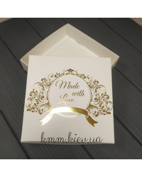 Коробка Made With Love (Зроблено з любов'ю) розмір в асортименті - 15/15/3,5-foto3