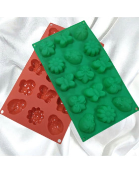 Силиконовая форма (планшет) Насекомые мини