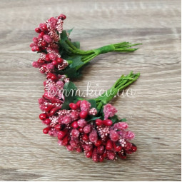 Тичинки на дроті (12шт) колір в асортименті - Червоний-foto6