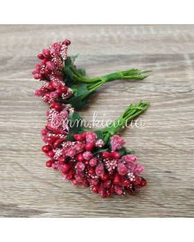 Тичинки на дроті (12шт) колір в асортименті - Червоний-foto6