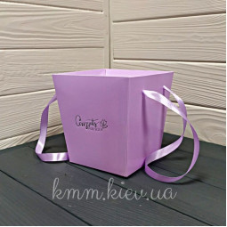 Трапеція низька з ручками 145х135мм в асортименті - Пудровий-foto8