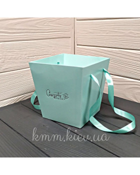 Трапеція низька з ручками 145х135мм в асортименті - Пудровий-foto7