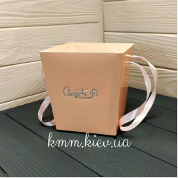 Трапеція низька з ручками 145х135мм в асортименті - Пудровий-foto2