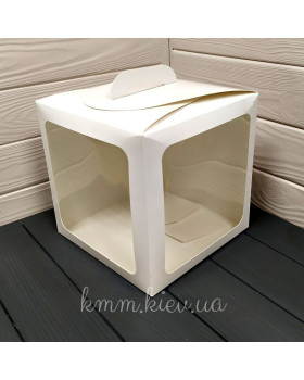 Коробка Будиночок Білий 210х210х210мм