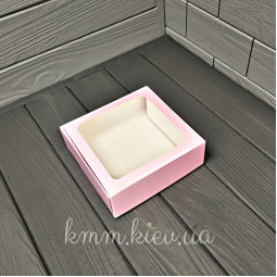 Коробка с квадратным окном 150х150х50мм цвет в ассортименте - Крафт-foto4