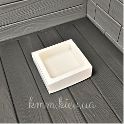 Коробка с квадратным окном 150х150х50мм цвет в ассортименте - Крафт-foto5