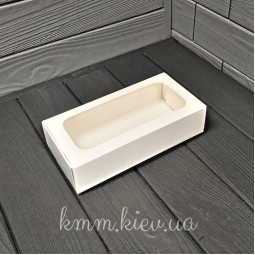 Коробка с окном прямоугольная 200х100х50мм цвет в ассортименте - Крафт-foto5