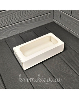 Коробка з вікном прямокутна 200х100х50мм колір в асортименті - Крафт-foto5